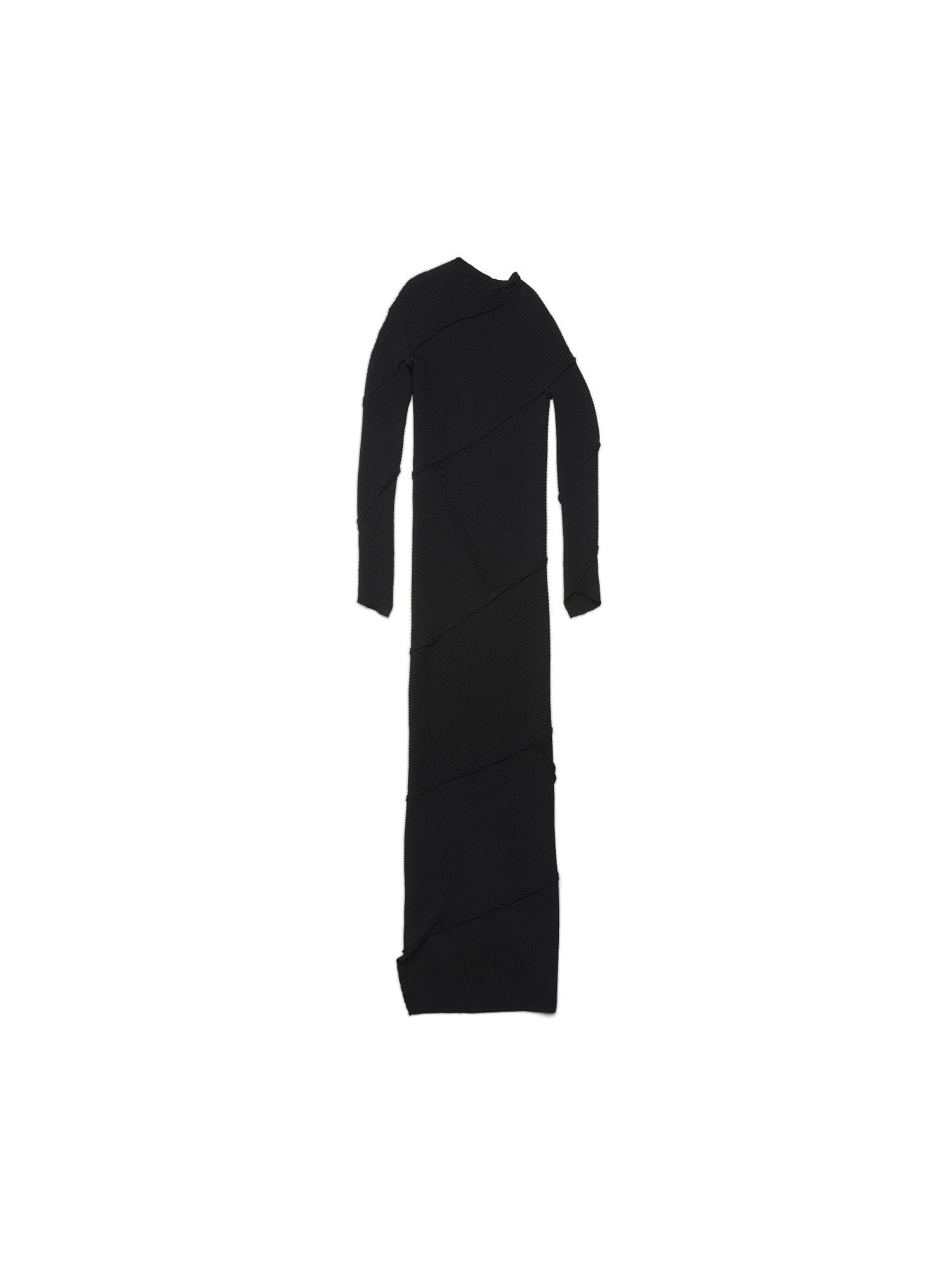 Spiral Maxi black Dress - Black
