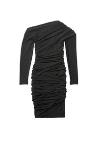 Twisted Mini black Dress - Black