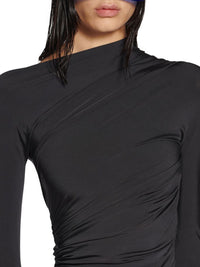 Twisted Mini black Dress - Black