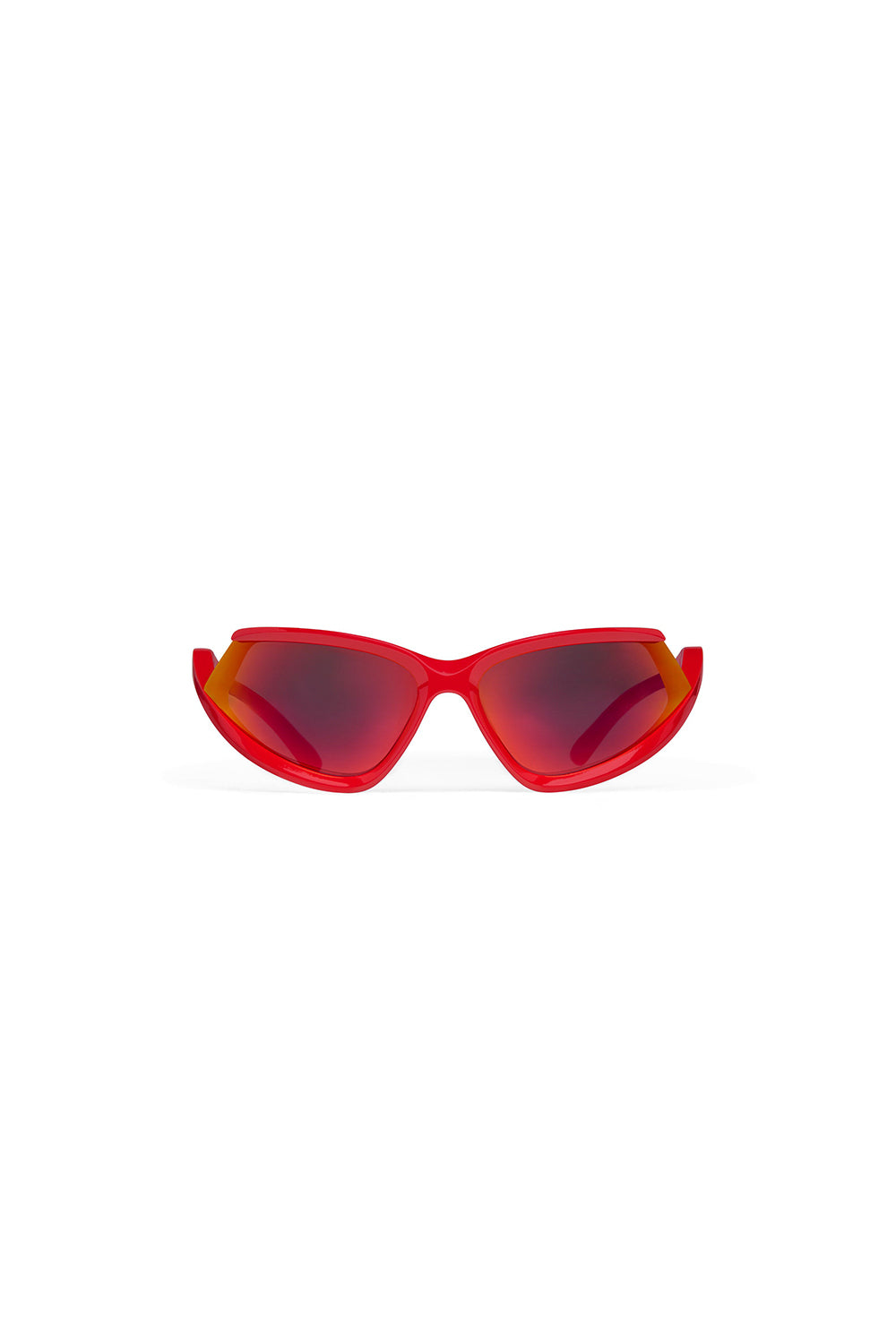 Side Xpander Cat red & mirror red Sunglasses - Red & Mirror Red