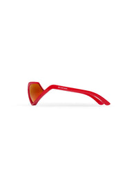 Side Xpander Cat red & mirror red Sunglasses - Red & Mirror Red