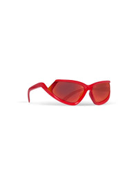 Side Xpander Cat red & mirror red Sunglasses - Red & Mirror Red