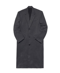 Tailored Knitted Coat - Grey