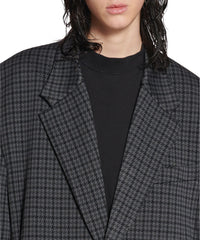 Tailored Knitted Coat - Grey