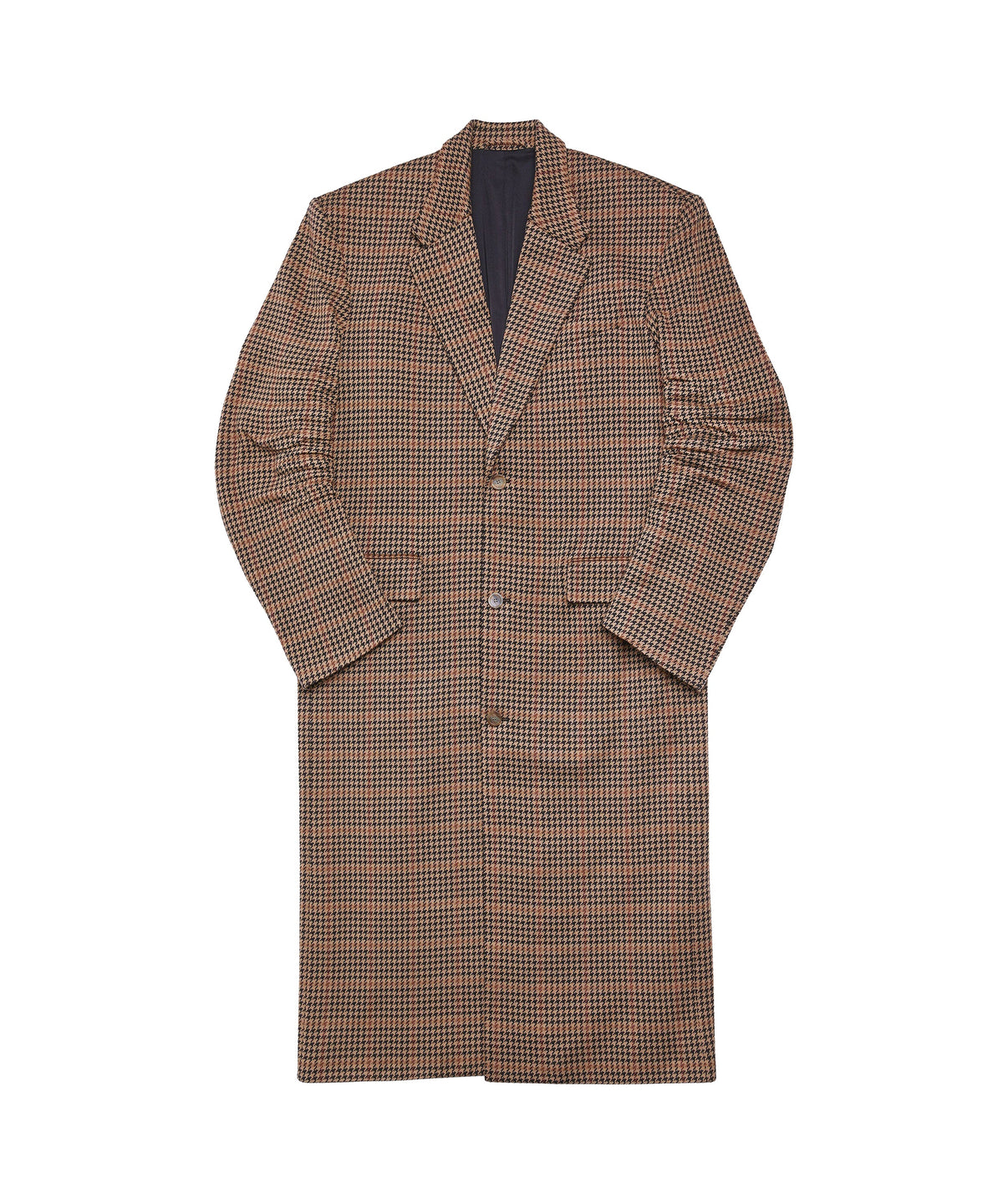 Tailored Knitted Coat - Beige