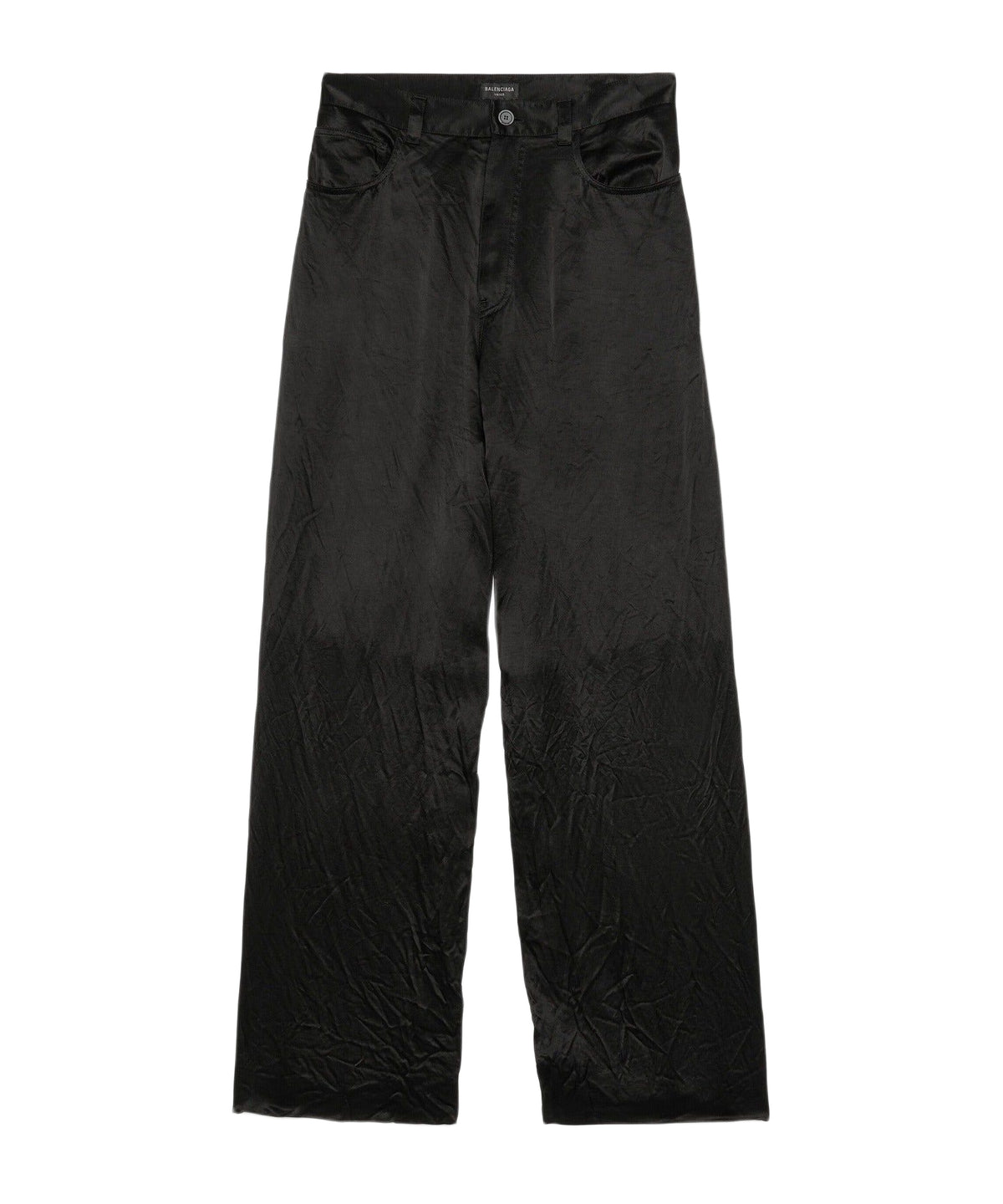 5 Pocket Baggy Pants - Black