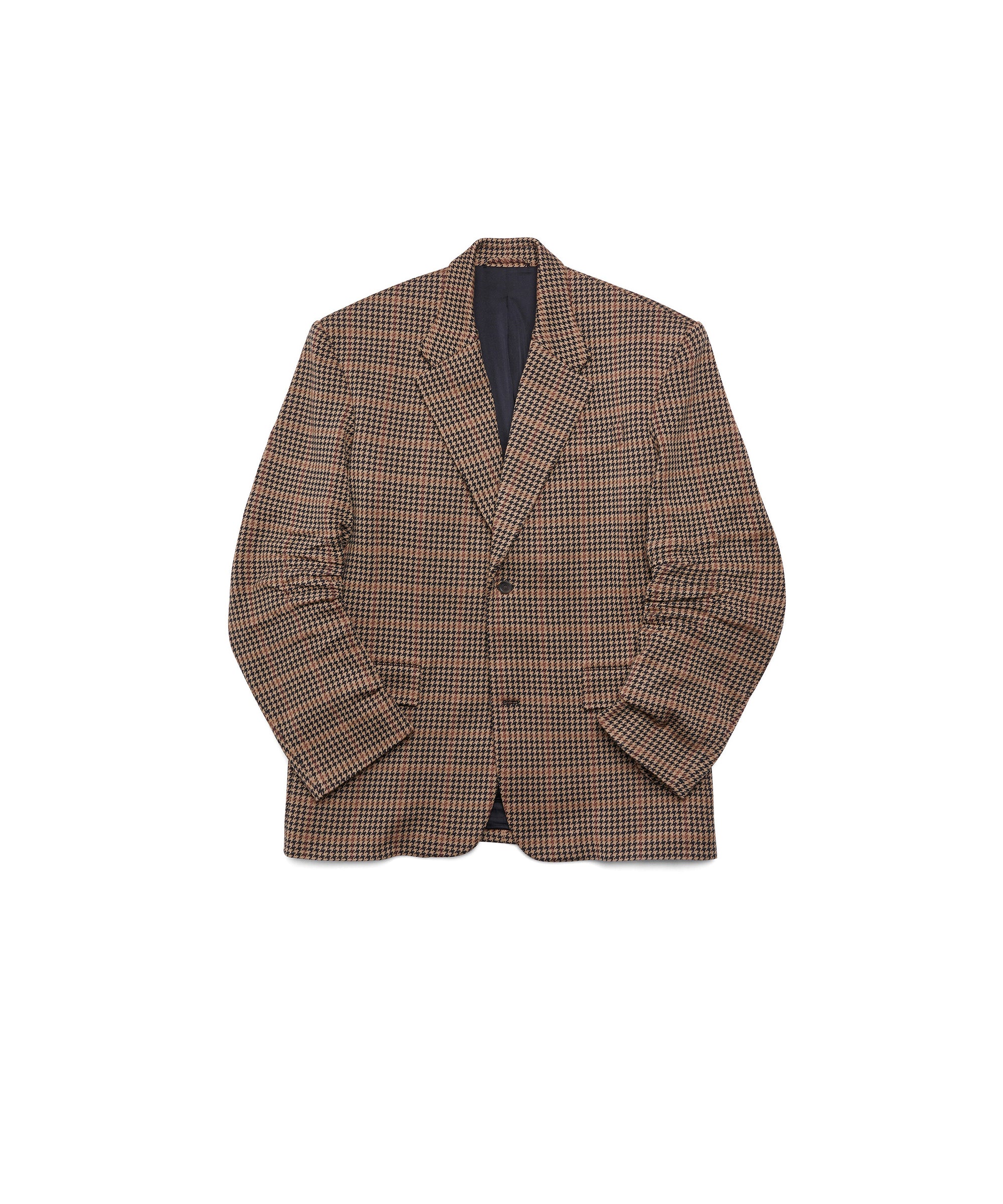 Tailored Knitted Jacket - Beige