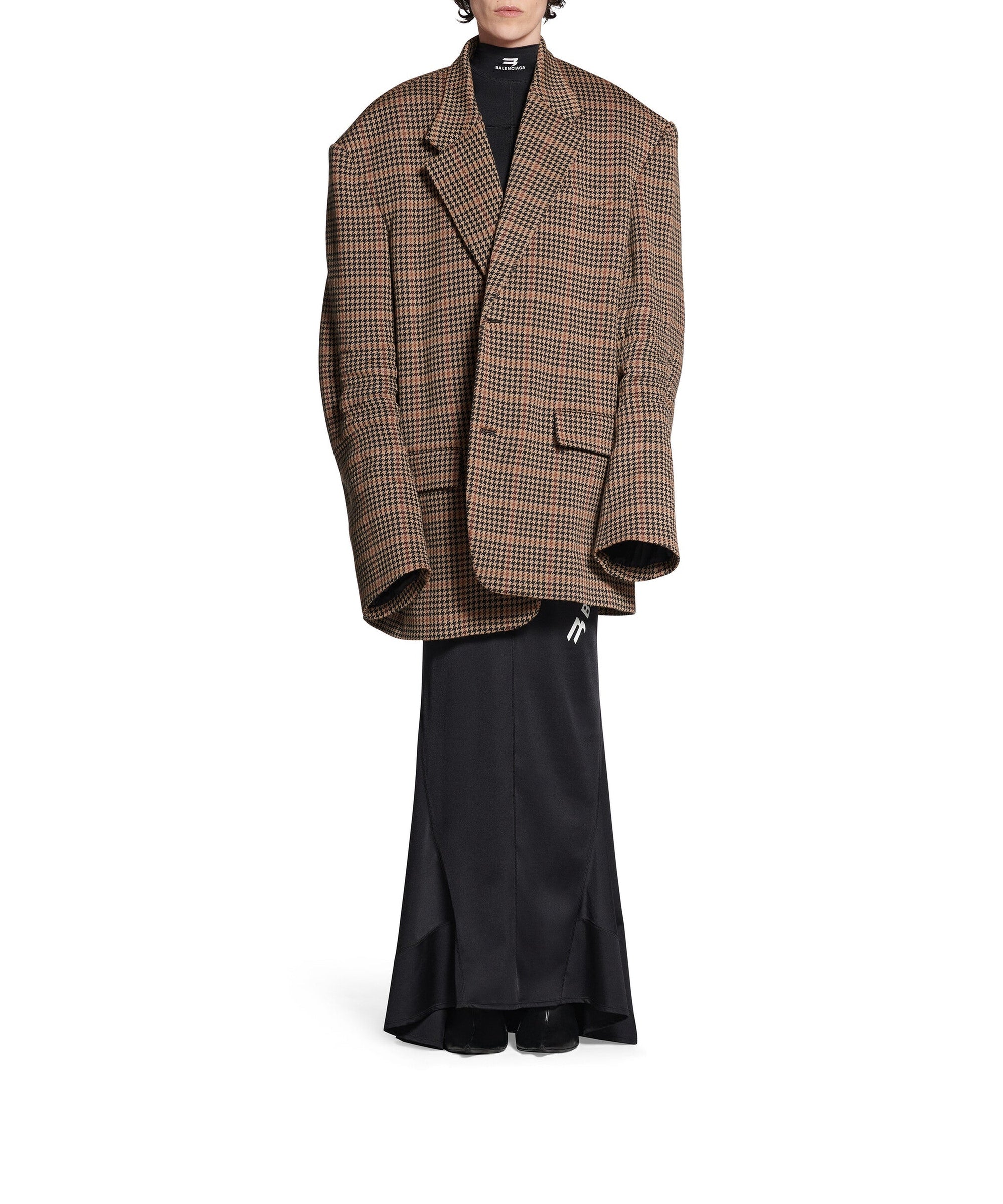 Tailored Knitted Jacket - Beige