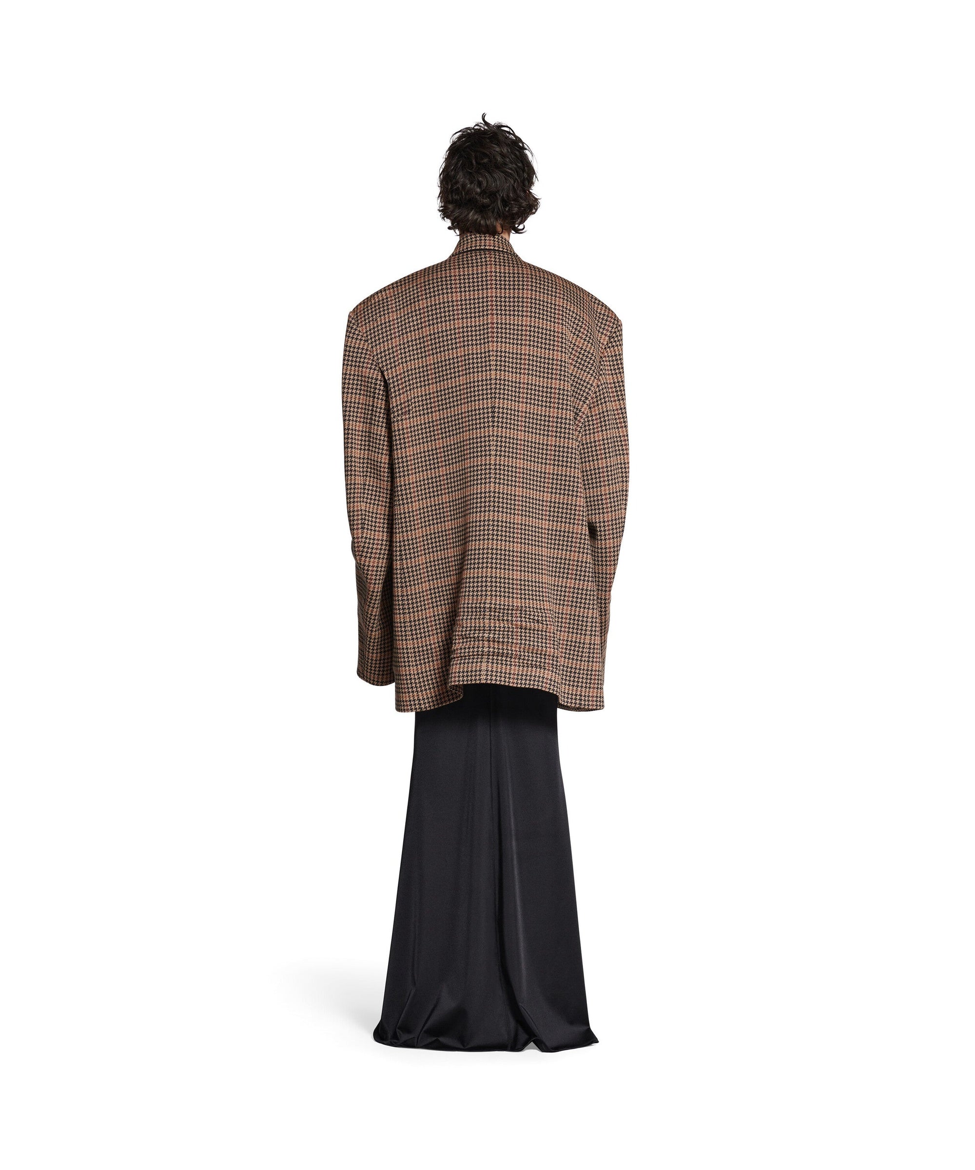 Tailored Knitted Jacket - Beige