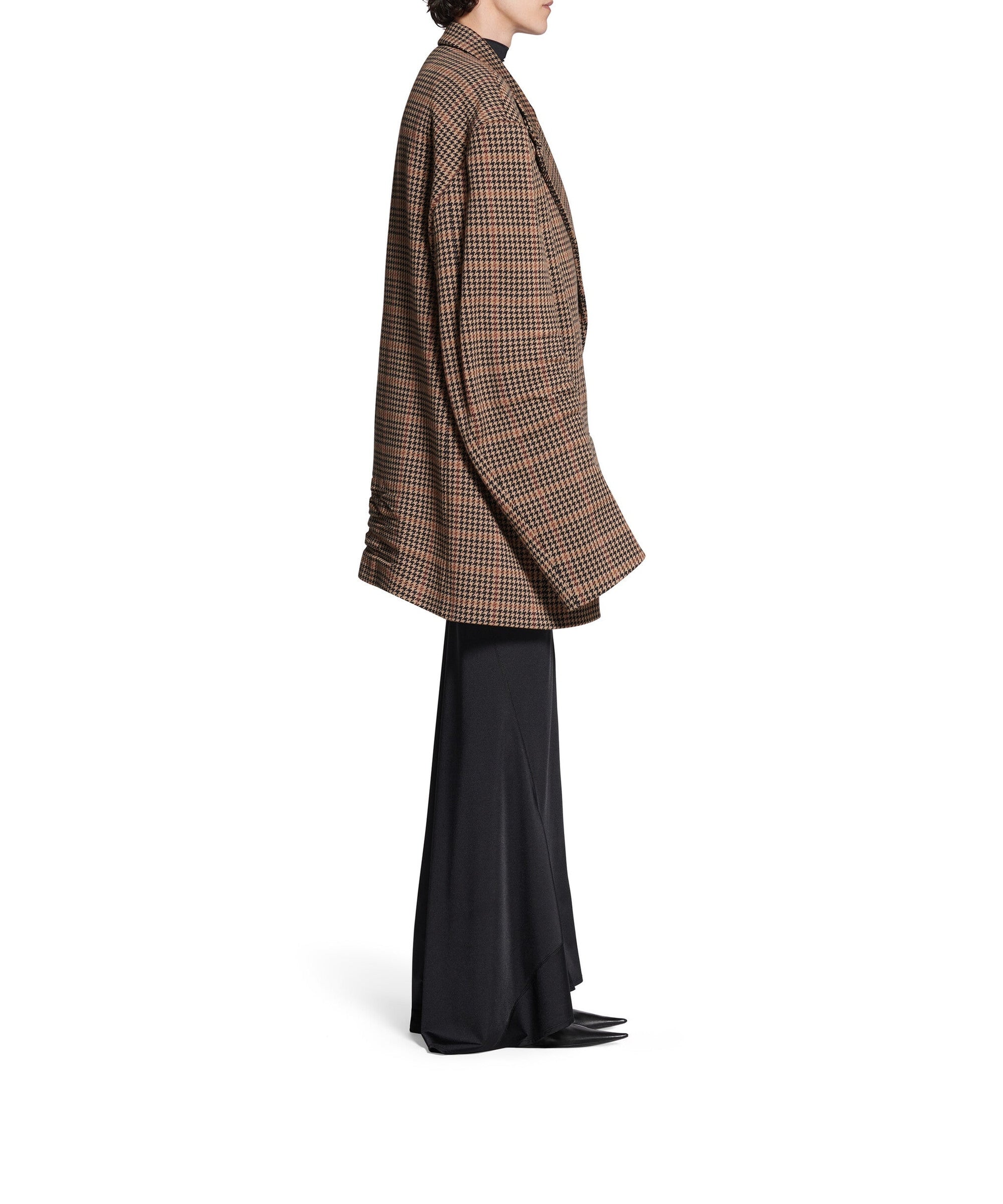 Tailored Knitted Jacket - Beige