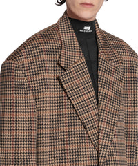 Tailored Knitted Jacket - Beige