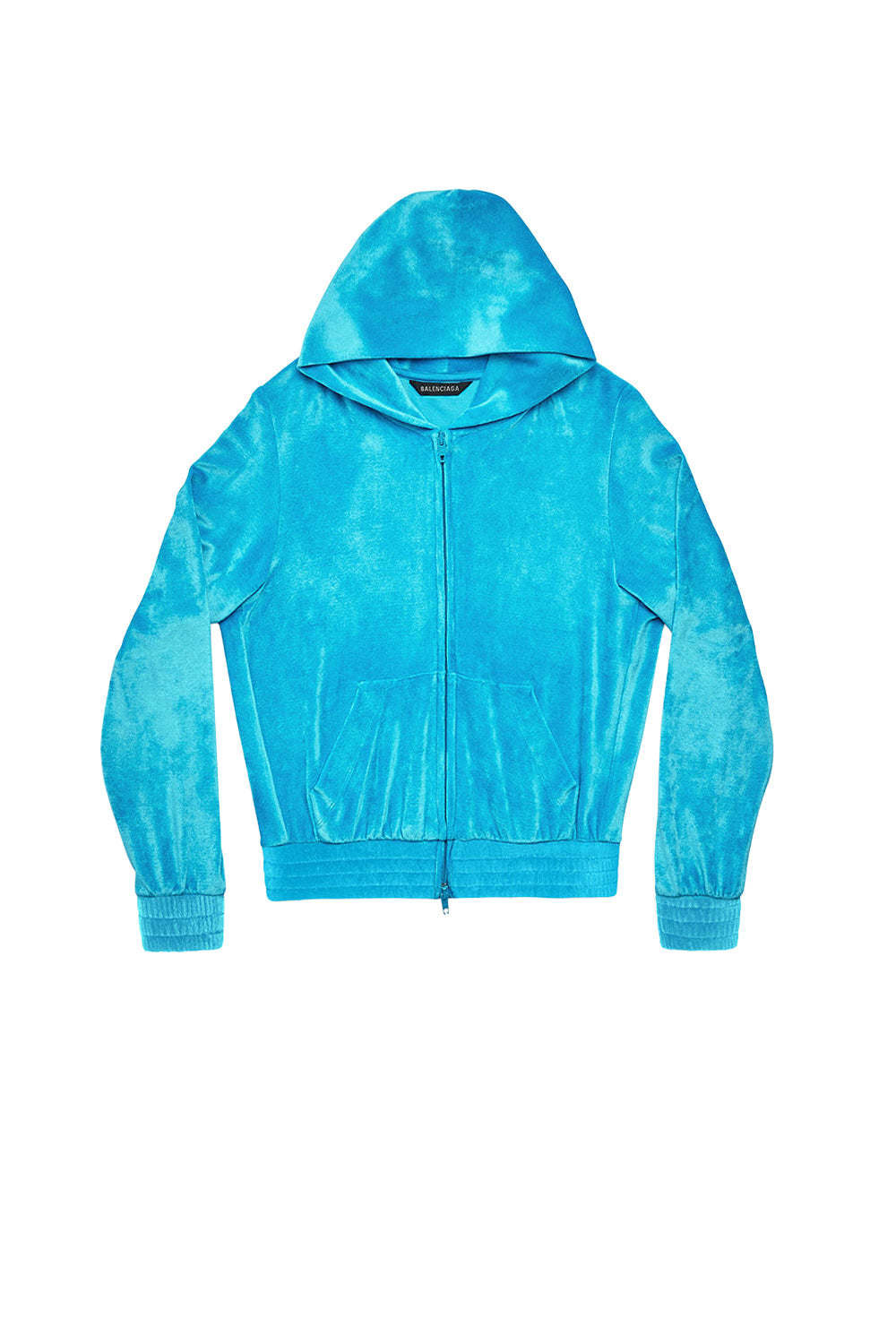 BB Paris Strass Zip-Up sky blue Hoodie - Sky Blue