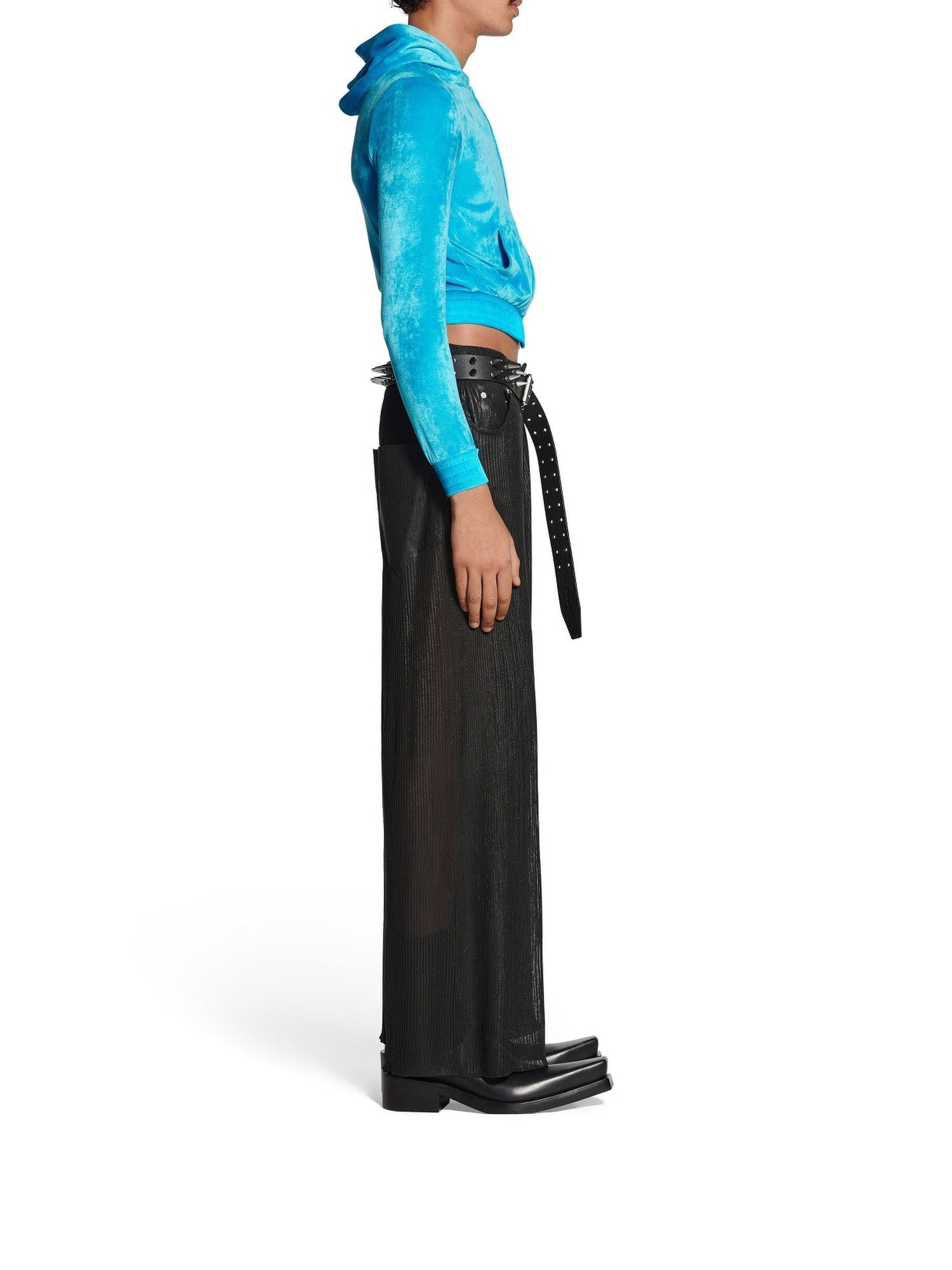 BB Paris Strass Zip-Up sky blue Hoodie - Sky Blue