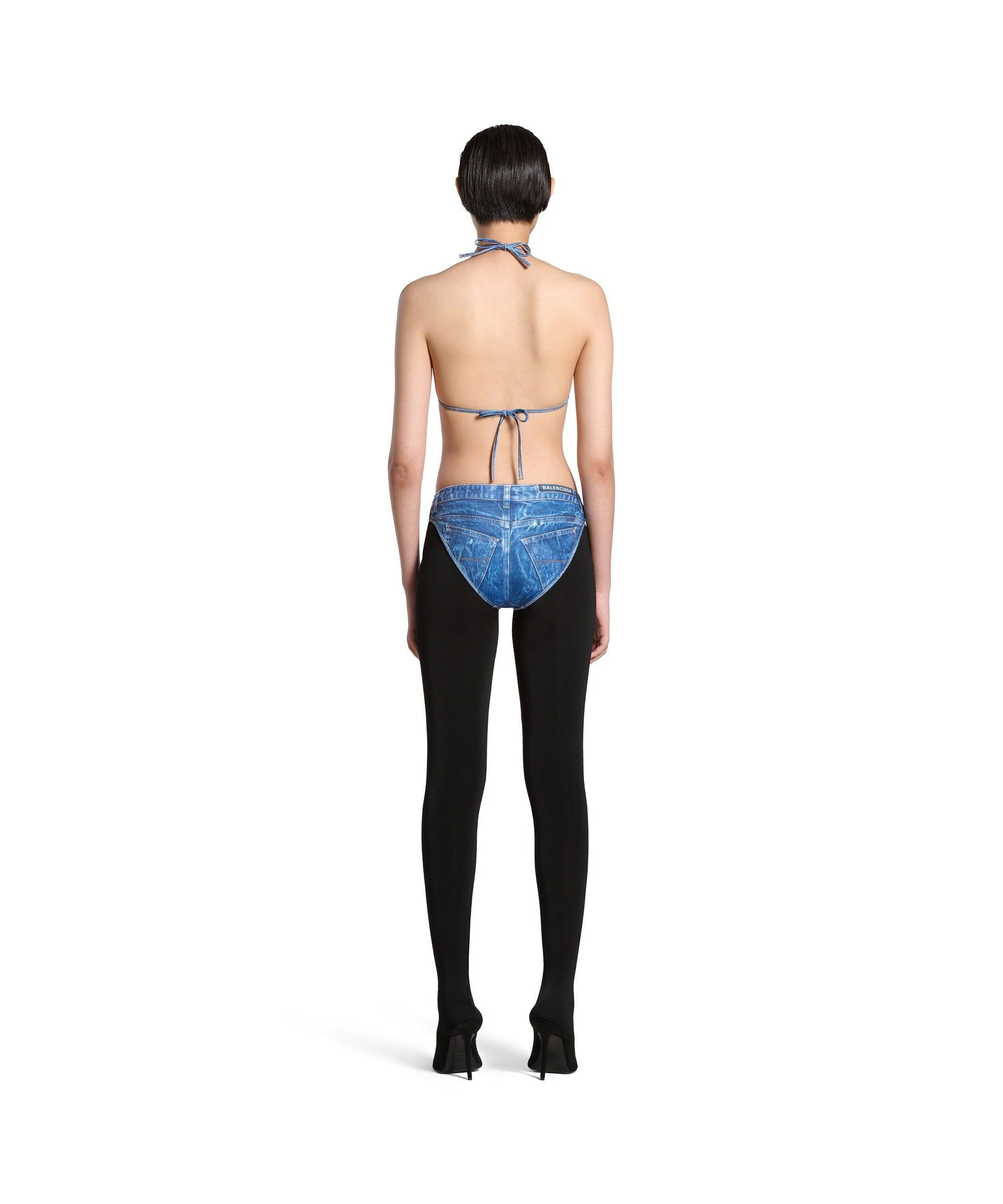 Trompe L'Œil Bikini - Washed Blue
