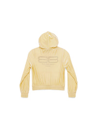 BB Paris Strass Zip-Up crystal Hoodie - Crystal