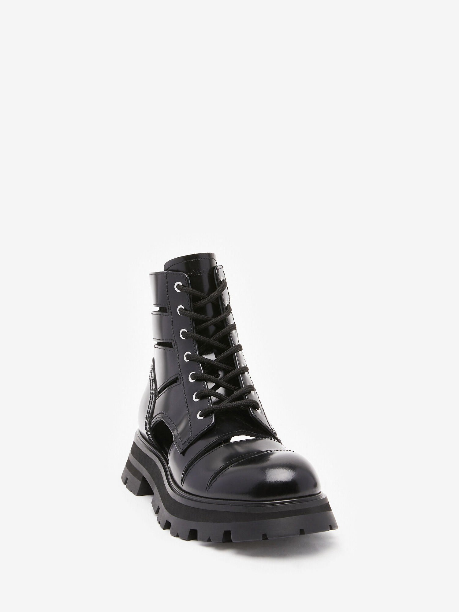 Wander Lace Up black Boots - Black