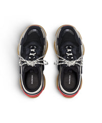 Triple S Mules - Black & White & Red