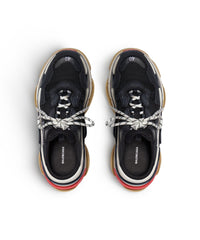 Triple S Mules - Black & White & Red