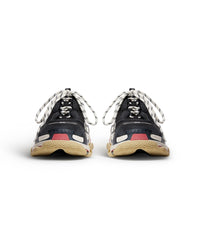 Triple S Mules - Black & White & Red