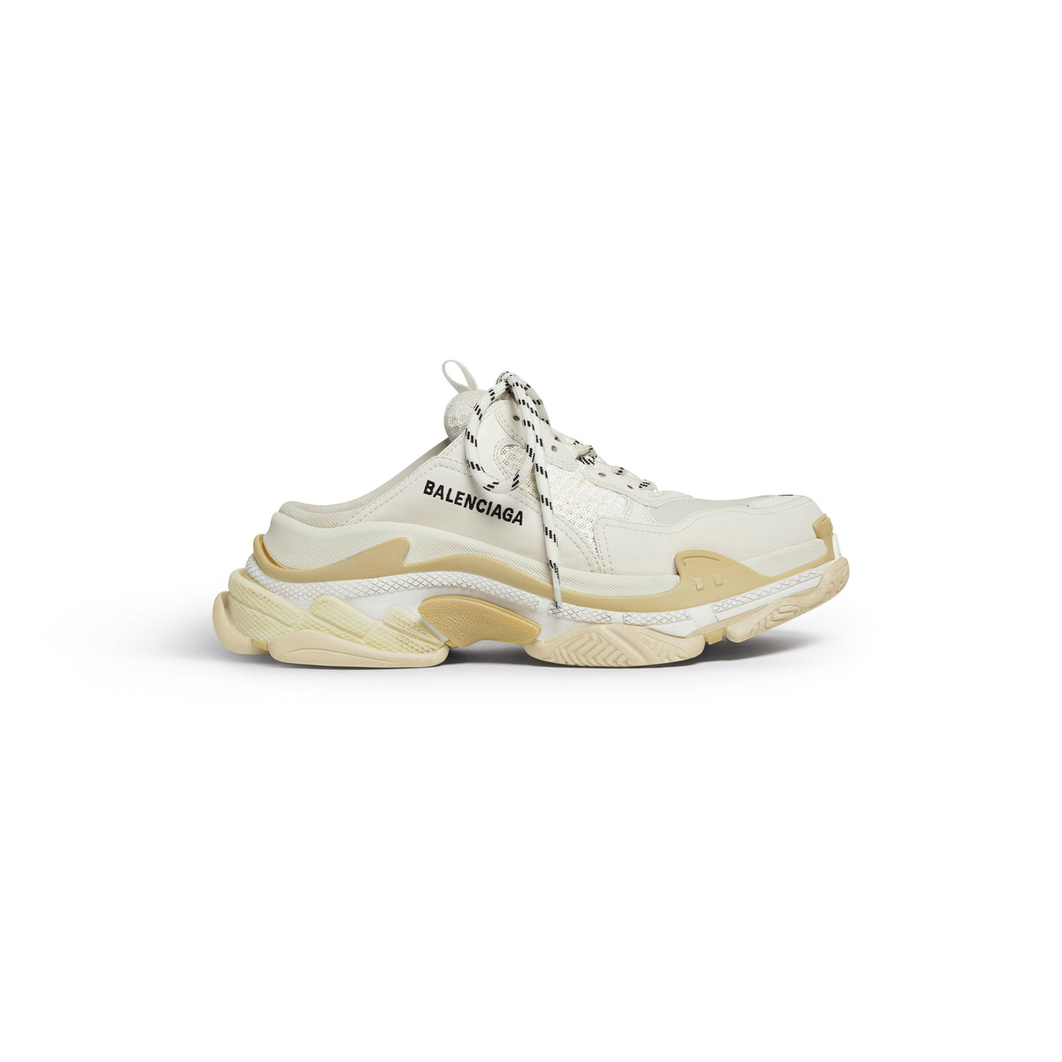 Triple S Mules - White