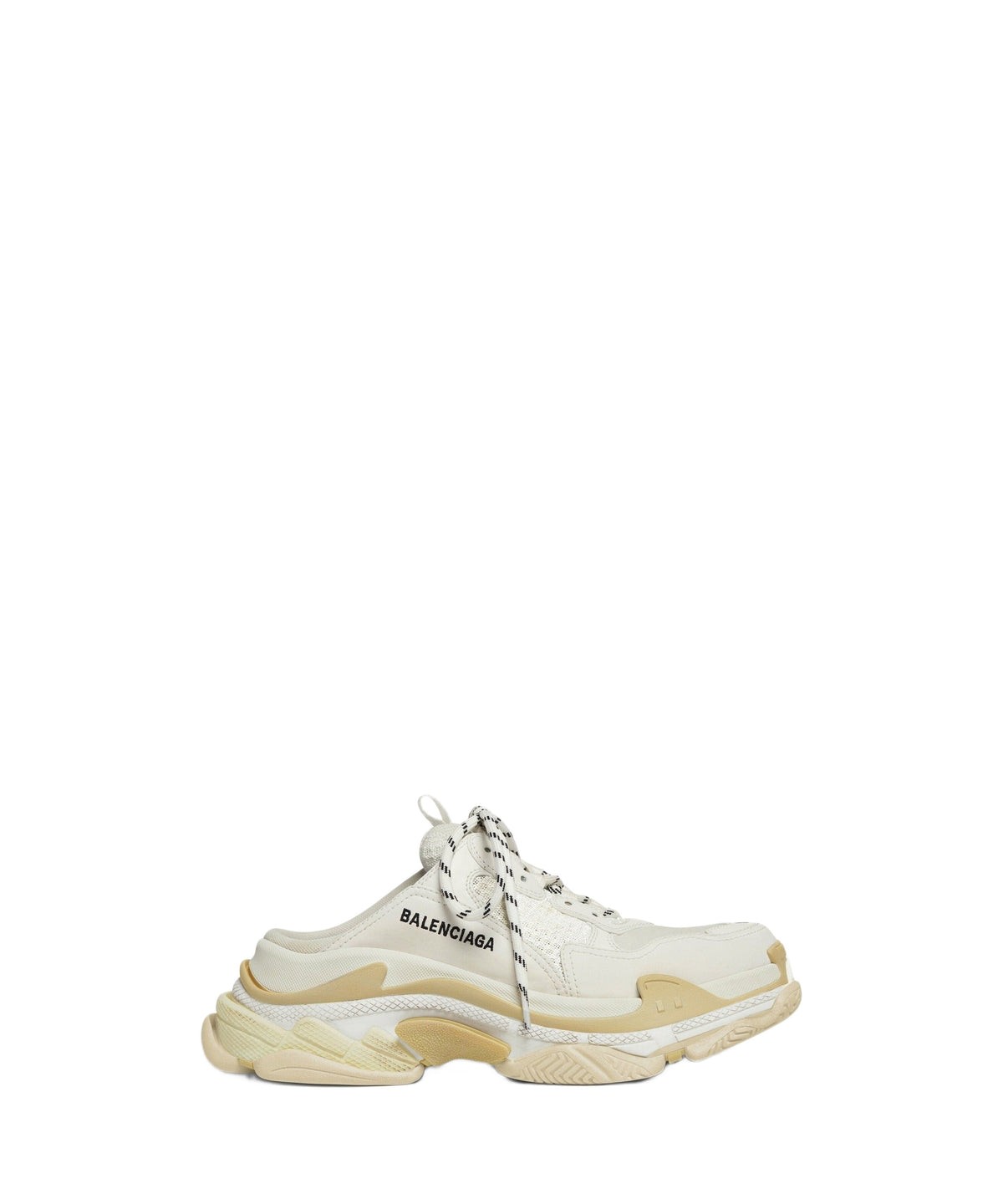 Triple S Mules - White