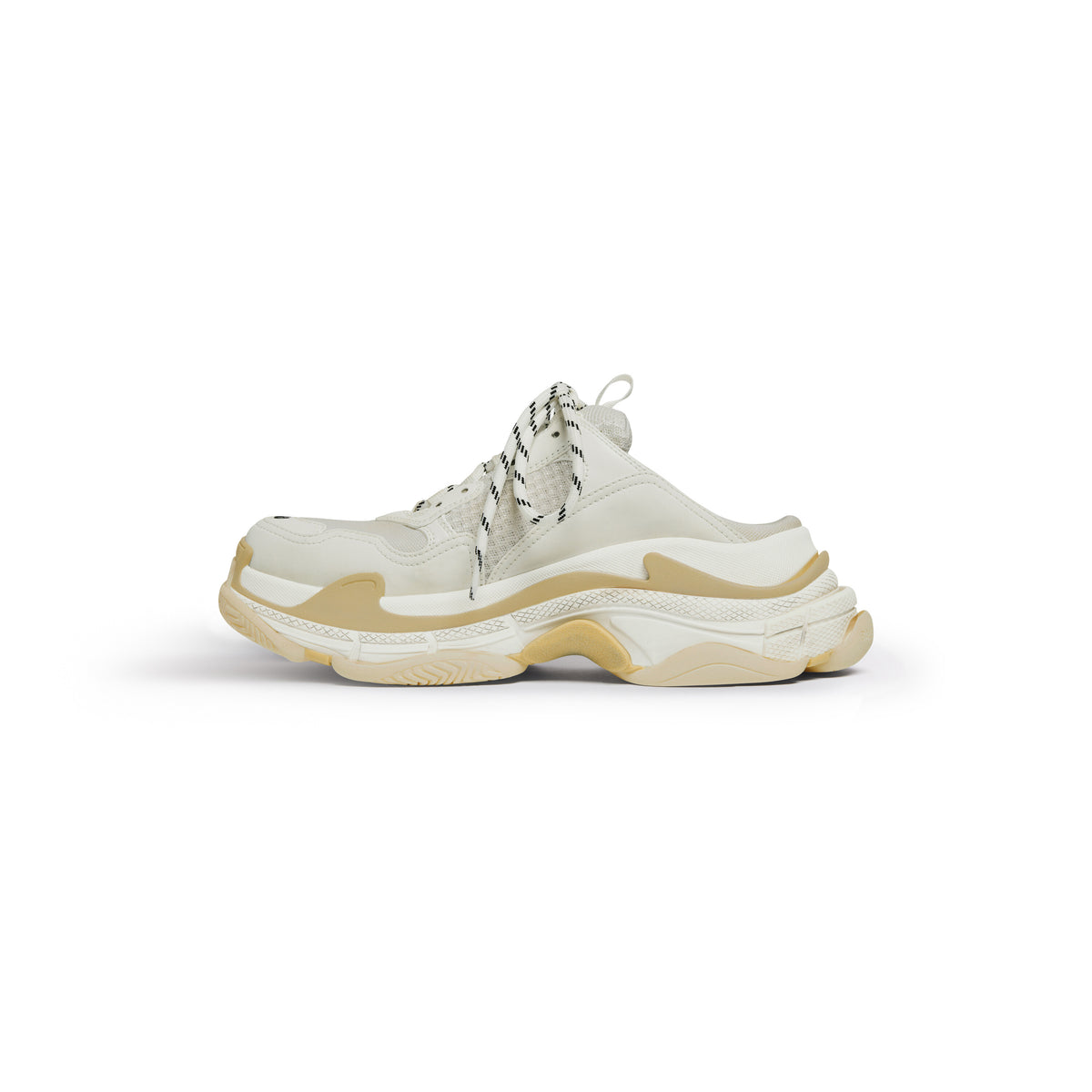 Triple S Mules - White