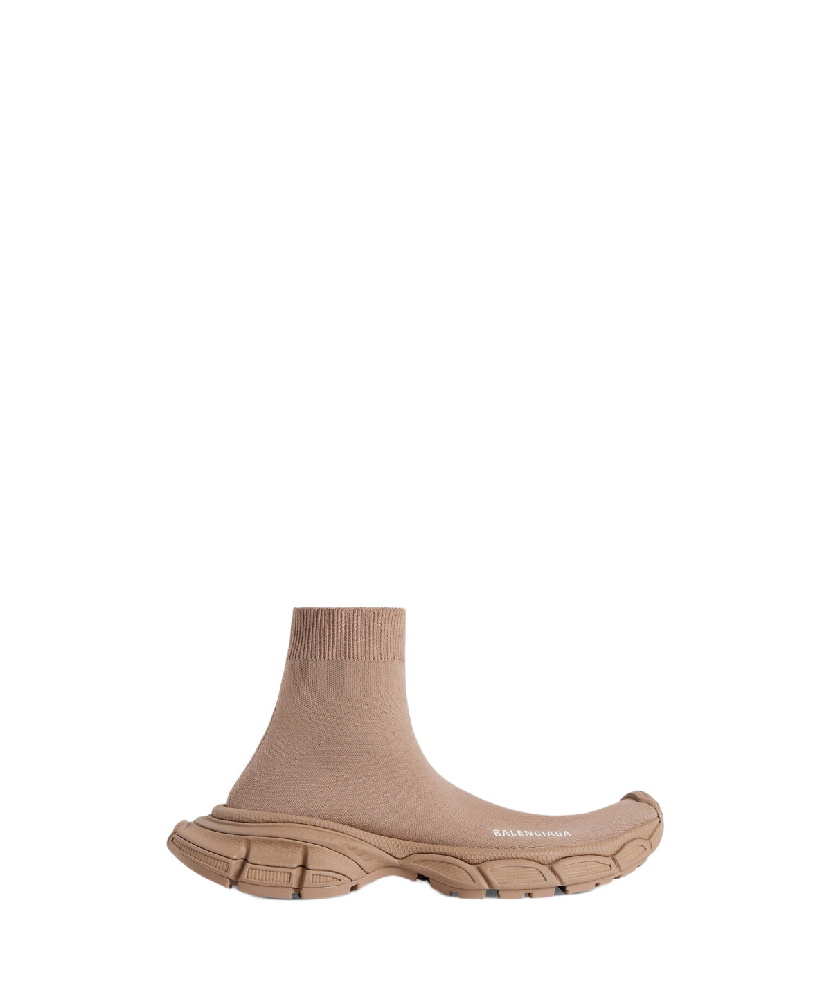 3XL / 3XL Sock Recycled Knit Sneakers - Beige