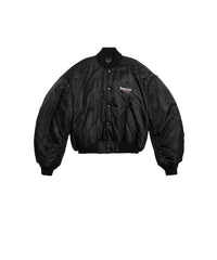 Political Campaign Varsity Jacket - Black