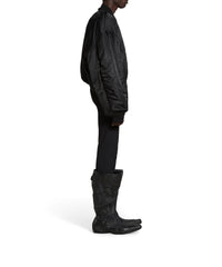 Political Campaign Varsity Jacket - Black
