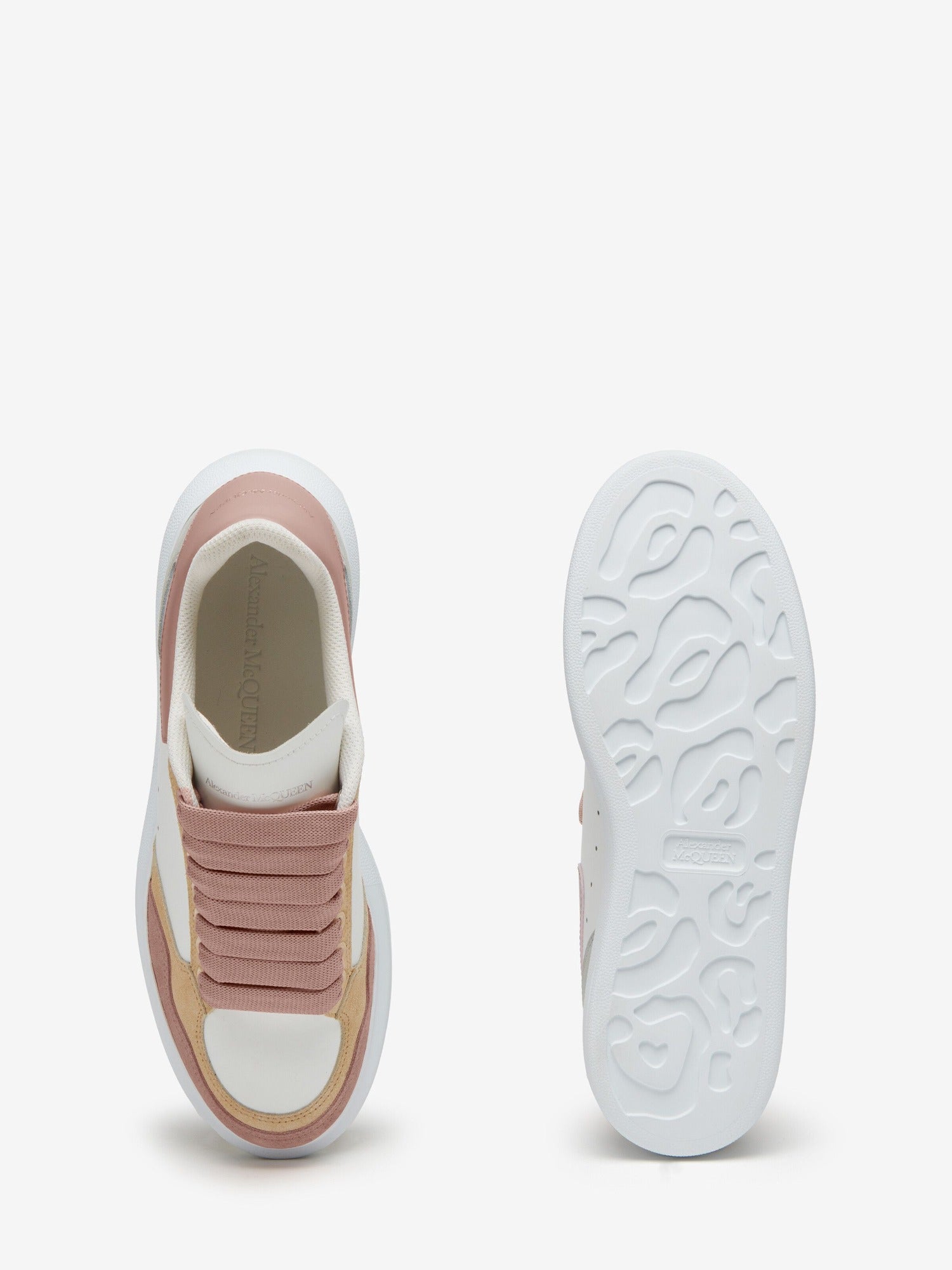 Oversized white & vanilla & cement Sneakers - White & Vanilla & Cement