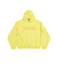 Darkwave Round Hoodie Oversized - Yellow & Red