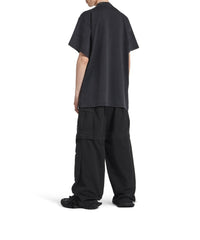 Pierced T-Shirt Oversized - Washed Black