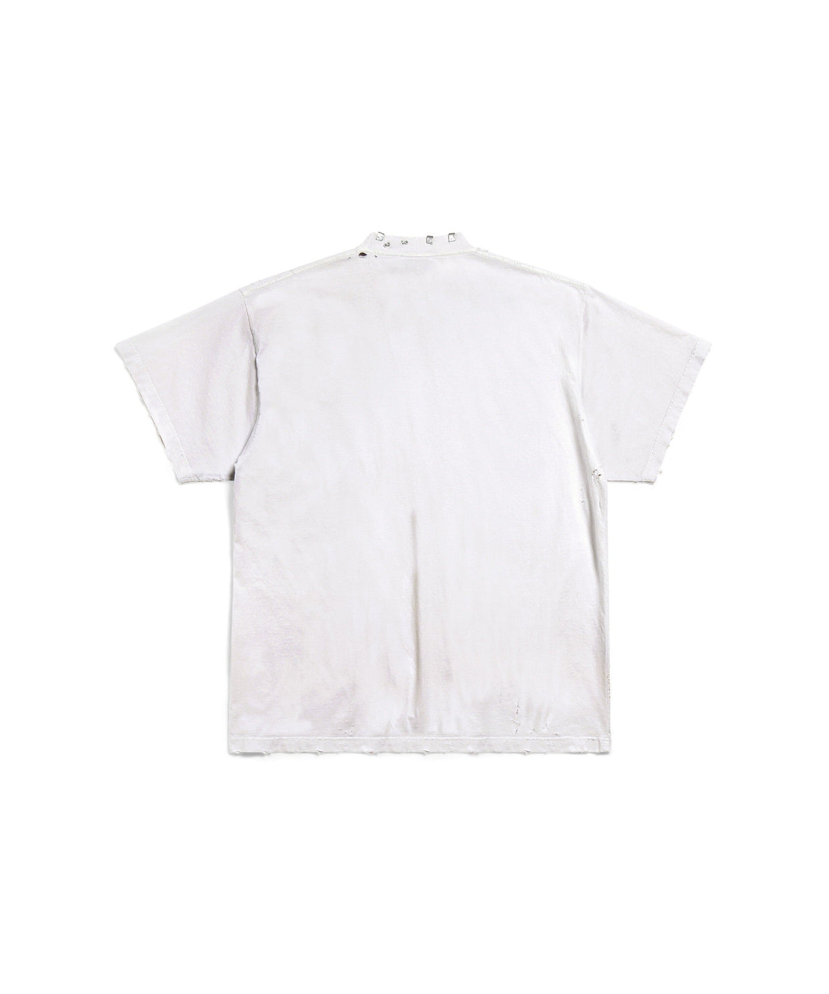 Pierced T-Shirt Oversized - White