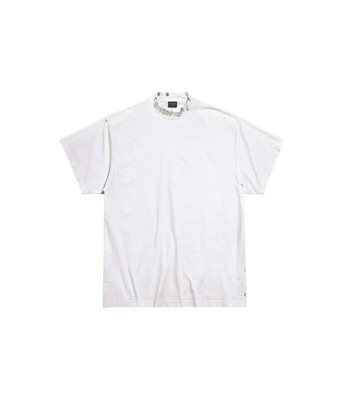 Pierced T-Shirt Oversized - White