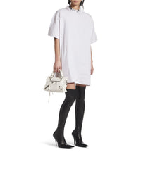 Pierced T-Shirt Oversized - White