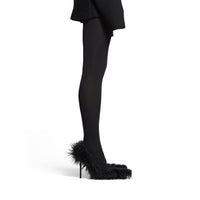 Flex Fur 110 Pumps - Black