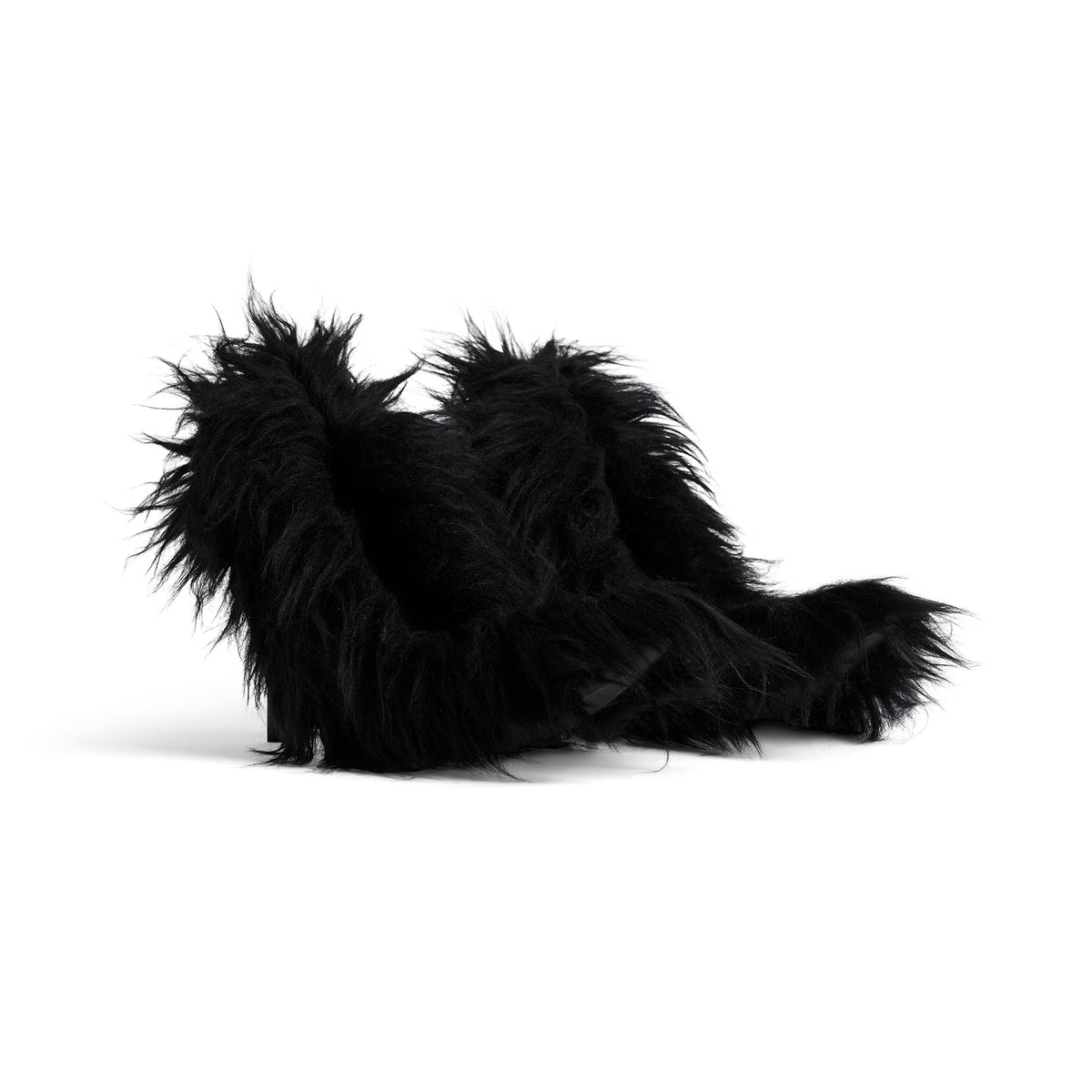 Flex Fur 110 Pumps - Black