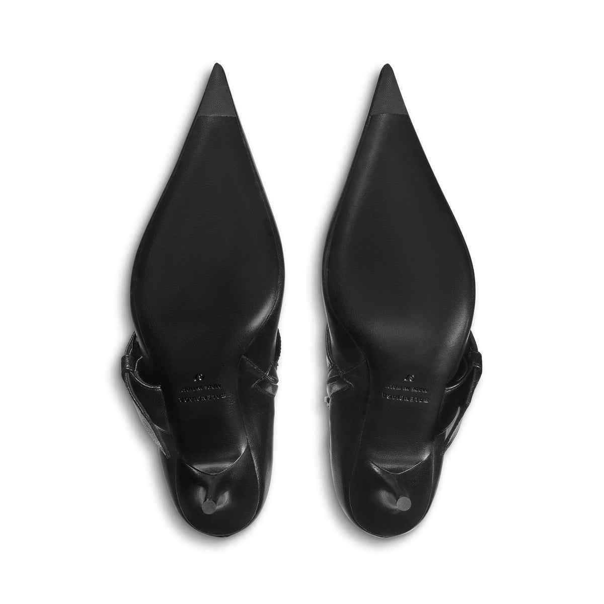 Knife Belt 80 Booties - Black & Silver