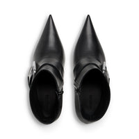 Knife Belt 80 Booties - Black & Silver
