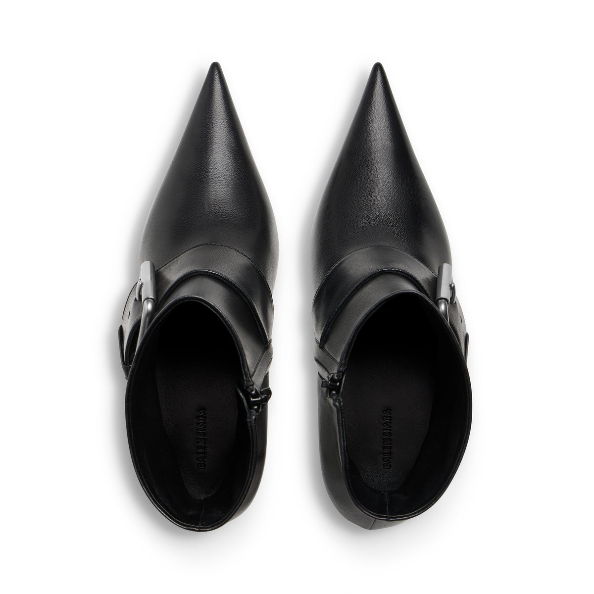 Knife Belt 80 Booties - Black & Silver