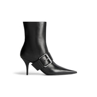 Knife Belt 80 Booties - Black & Silver