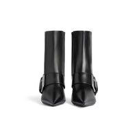 Knife Belt 80 Booties - Black & Silver