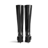 Knife Belt 110 Boots - Black & Silver