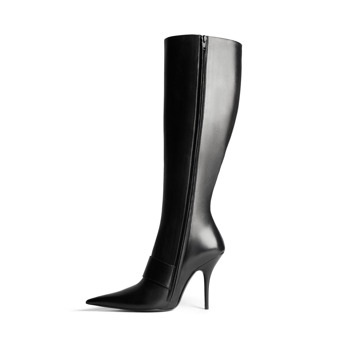 Knife Belt 110 Boots - Black & Silver