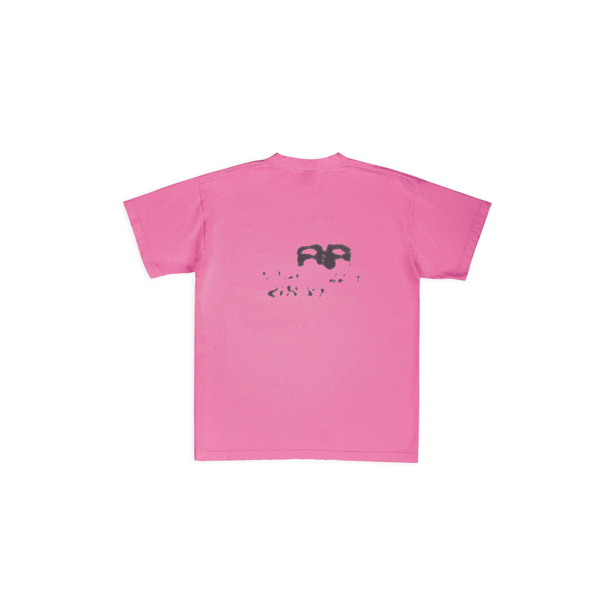 Hand-Drawn BB Icon T-Shirt - Pink & Black
