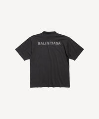 Balenciaga Back T-Shirt - Faded Black