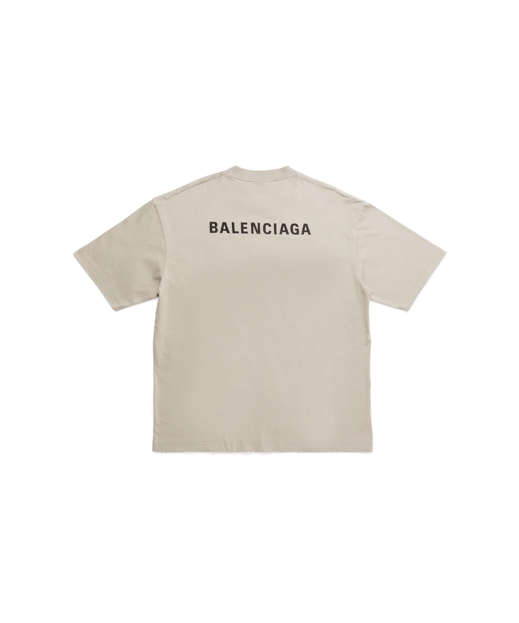 Balenciaga Back T-Shirt - Dust & Black