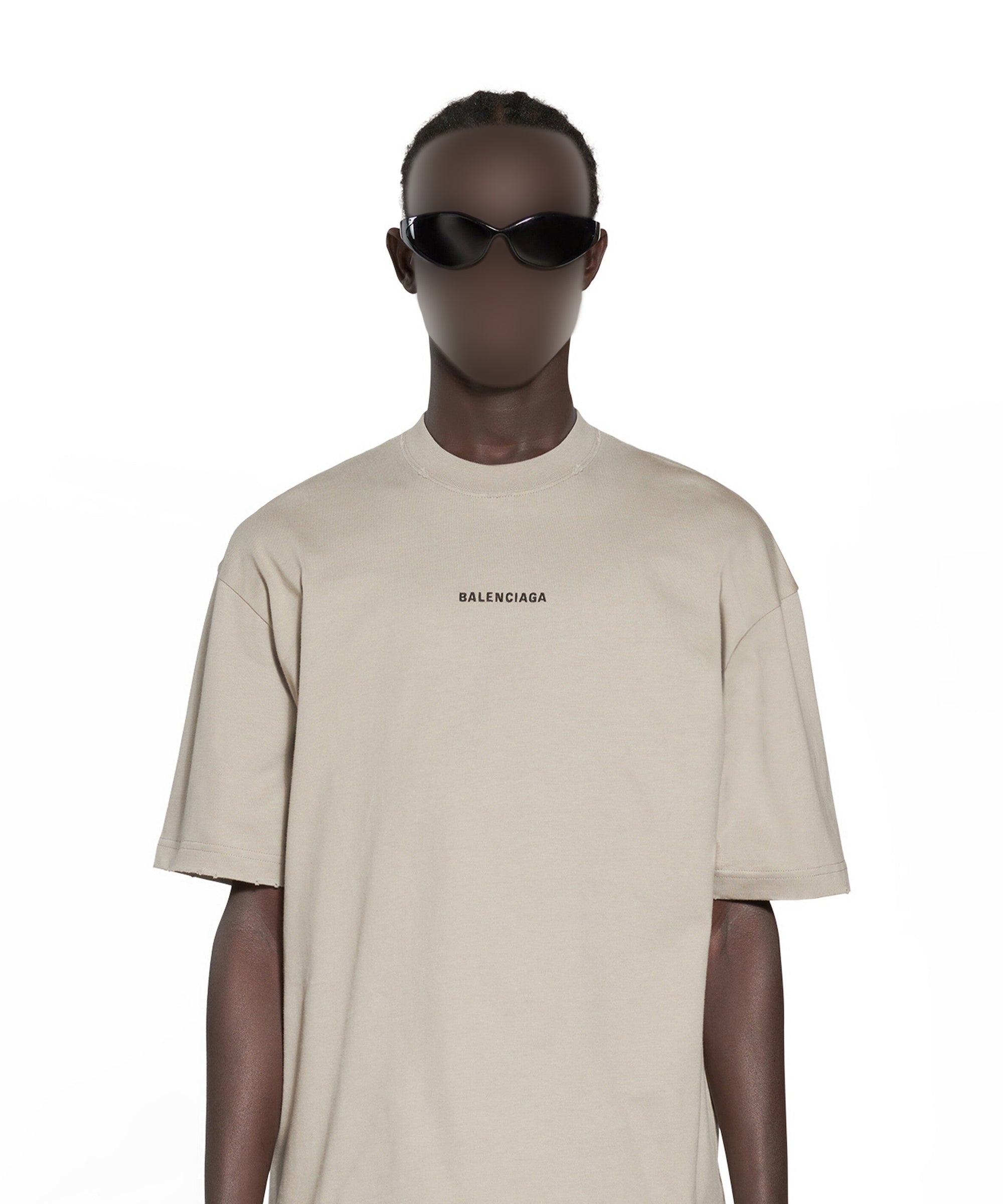 Balenciaga Back T-Shirt - Dust & Black
