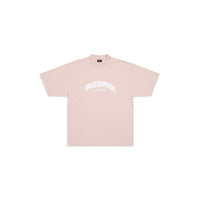 Back Flip T-Shirt - Light Pink & White