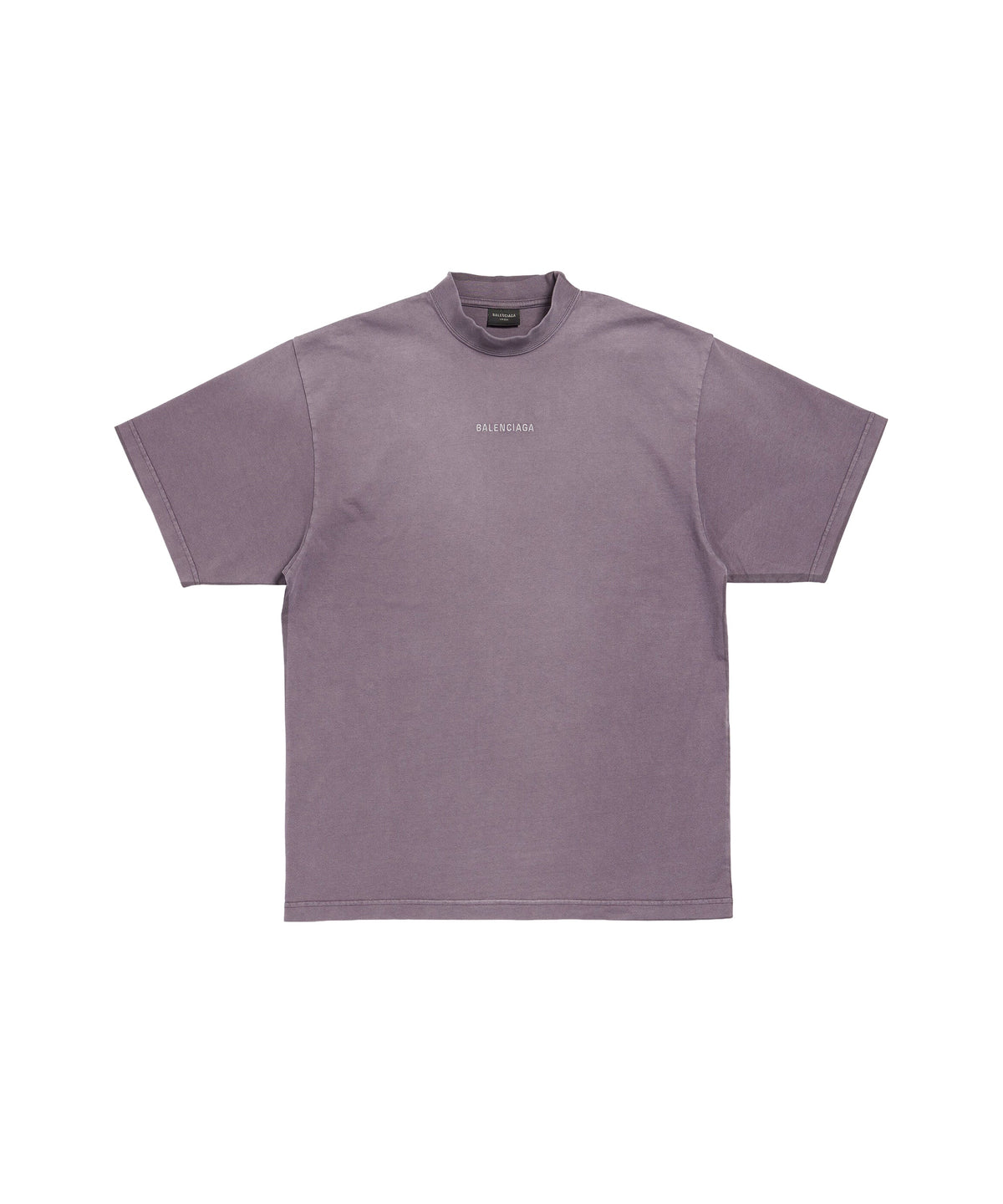 Balenciaga Back T-Shirt - Faded Purple & Grey